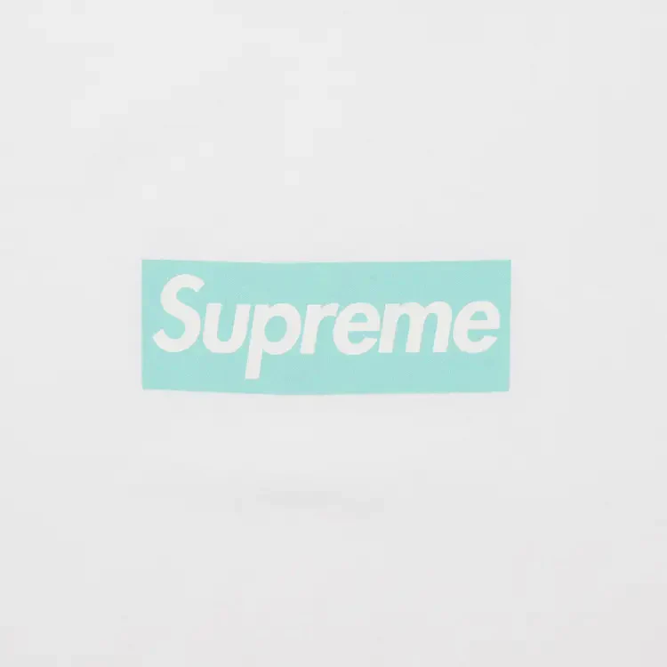 Supreme x Tiffany & Co Box Logo Tee 'White' - Image 3